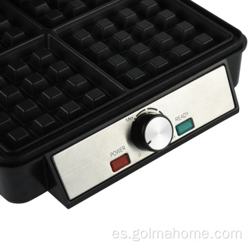 4 Cortar el fabricante de waffle de acero inoxidable 1200W